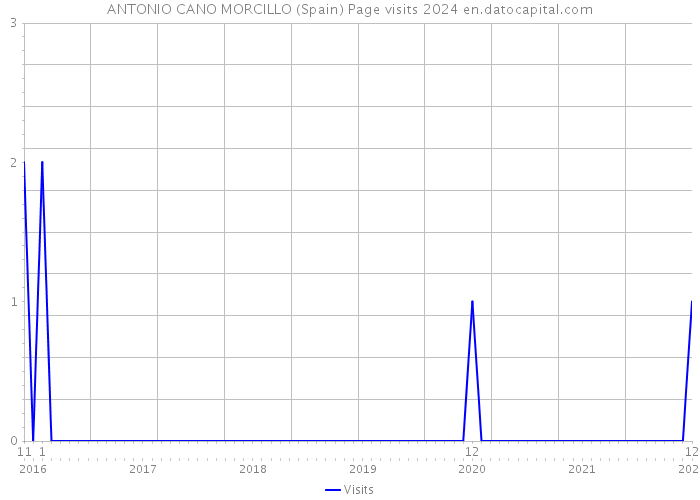ANTONIO CANO MORCILLO (Spain) Page visits 2024 