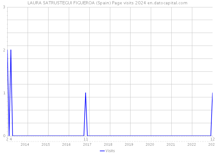LAURA SATRUSTEGUI FIGUEROA (Spain) Page visits 2024 