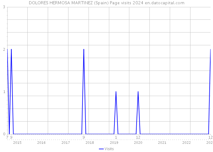 DOLORES HERMOSA MARTINEZ (Spain) Page visits 2024 