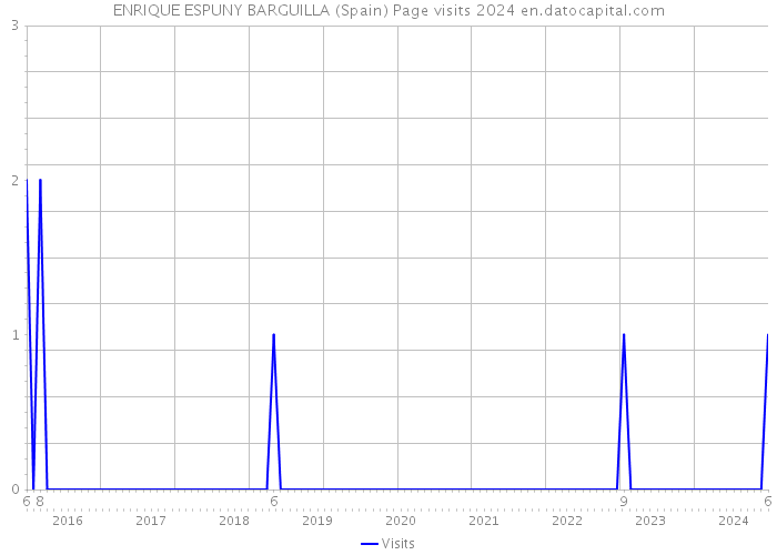 ENRIQUE ESPUNY BARGUILLA (Spain) Page visits 2024 