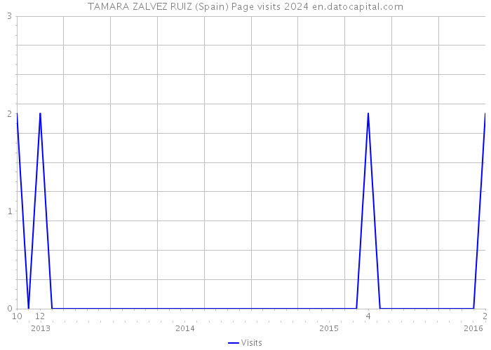 TAMARA ZALVEZ RUIZ (Spain) Page visits 2024 