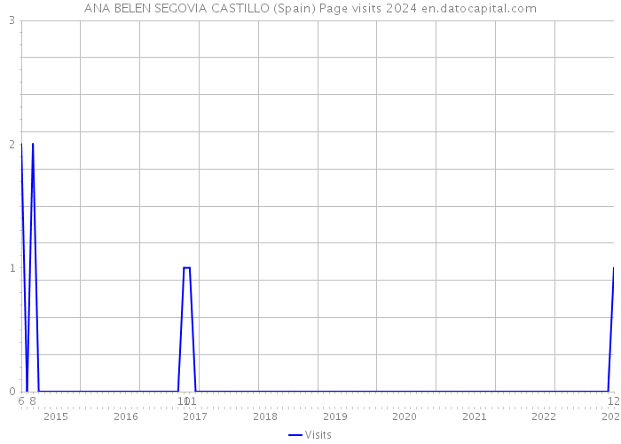 ANA BELEN SEGOVIA CASTILLO (Spain) Page visits 2024 