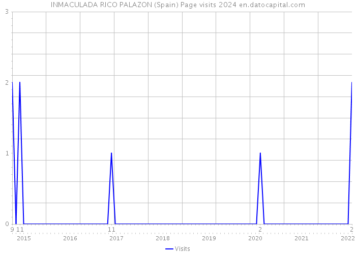 INMACULADA RICO PALAZON (Spain) Page visits 2024 
