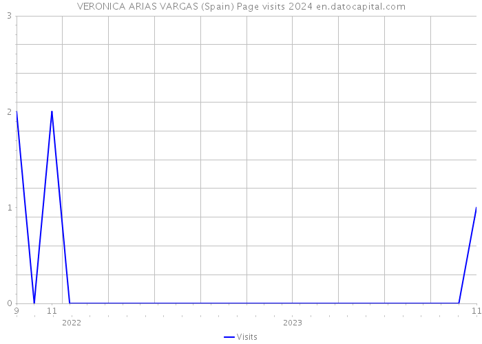 VERONICA ARIAS VARGAS (Spain) Page visits 2024 