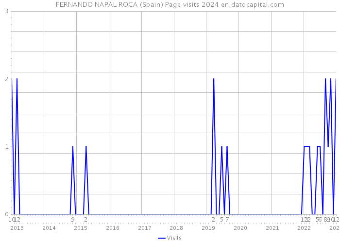 FERNANDO NAPAL ROCA (Spain) Page visits 2024 