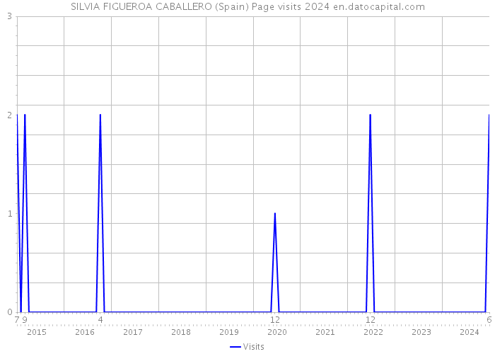 SILVIA FIGUEROA CABALLERO (Spain) Page visits 2024 