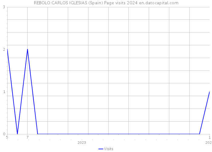 REBOLO CARLOS IGLESIAS (Spain) Page visits 2024 