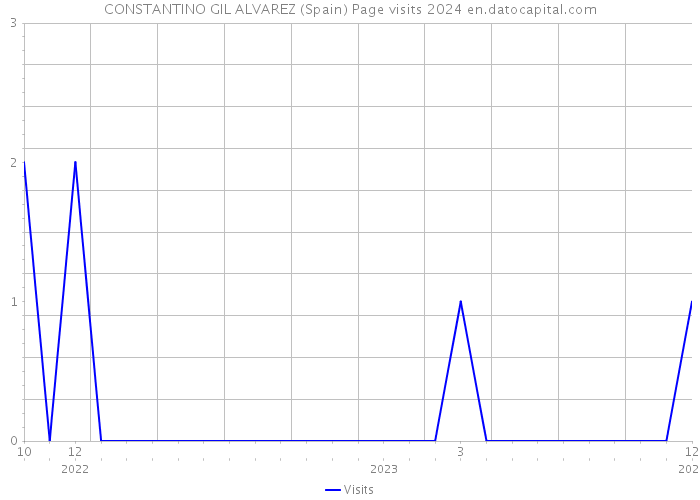 CONSTANTINO GIL ALVAREZ (Spain) Page visits 2024 