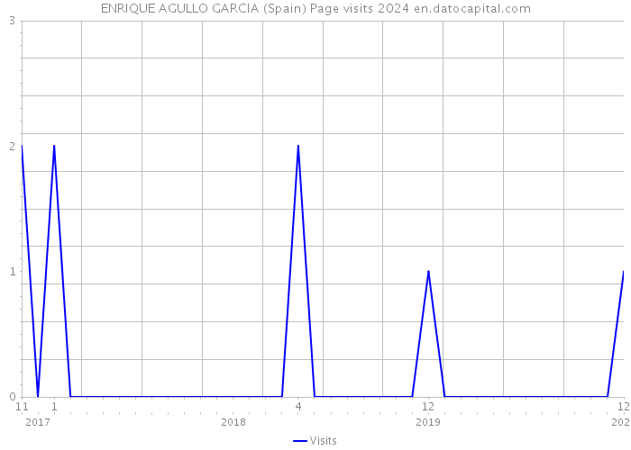 ENRIQUE AGULLO GARCIA (Spain) Page visits 2024 