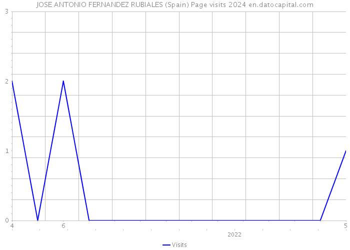 JOSE ANTONIO FERNANDEZ RUBIALES (Spain) Page visits 2024 