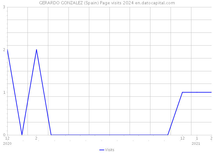 GERARDO GONZALEZ (Spain) Page visits 2024 