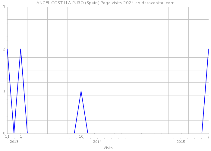 ANGEL COSTILLA PURO (Spain) Page visits 2024 