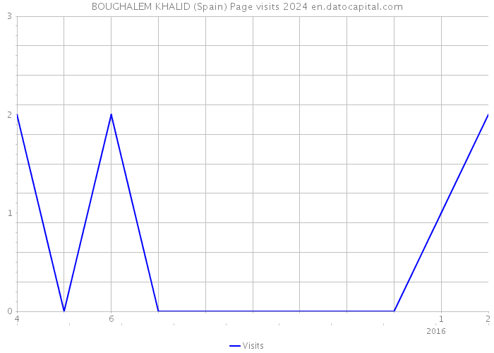 BOUGHALEM KHALID (Spain) Page visits 2024 
