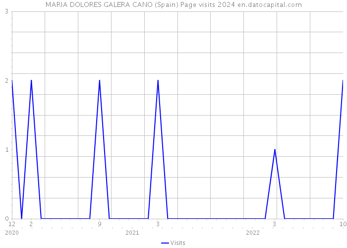 MARIA DOLORES GALERA CANO (Spain) Page visits 2024 
