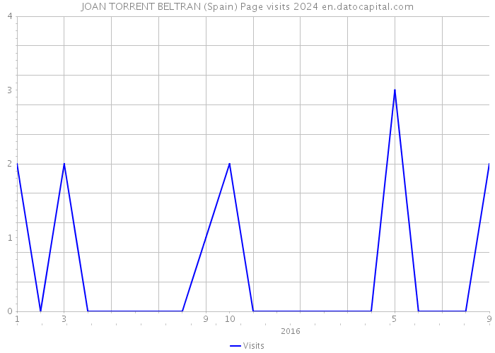 JOAN TORRENT BELTRAN (Spain) Page visits 2024 