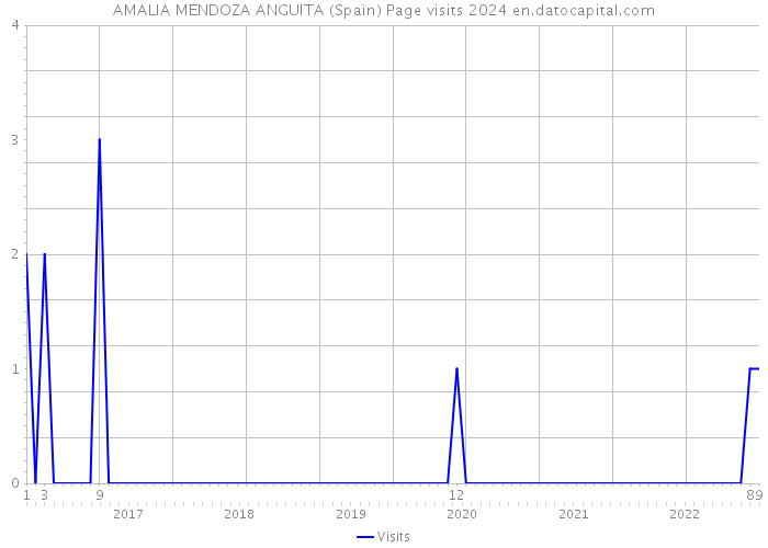 AMALIA MENDOZA ANGUITA (Spain) Page visits 2024 