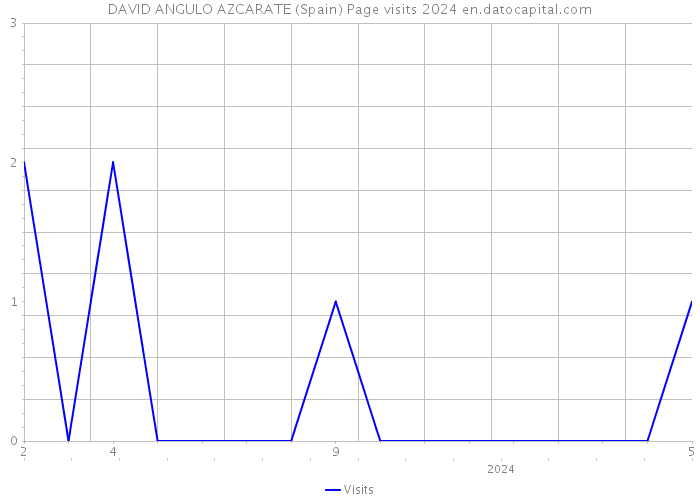 DAVID ANGULO AZCARATE (Spain) Page visits 2024 