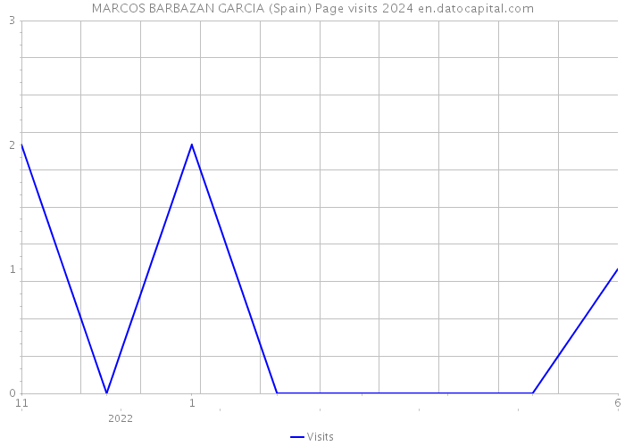 MARCOS BARBAZAN GARCIA (Spain) Page visits 2024 