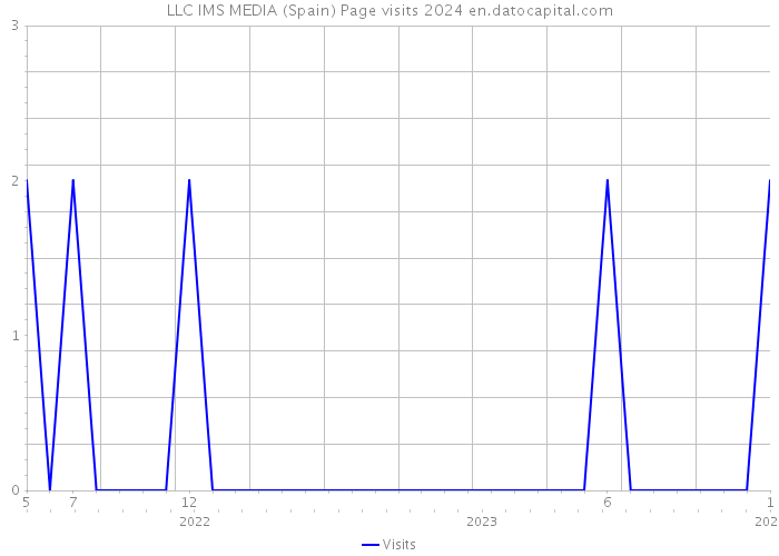 LLC IMS MEDIA (Spain) Page visits 2024 