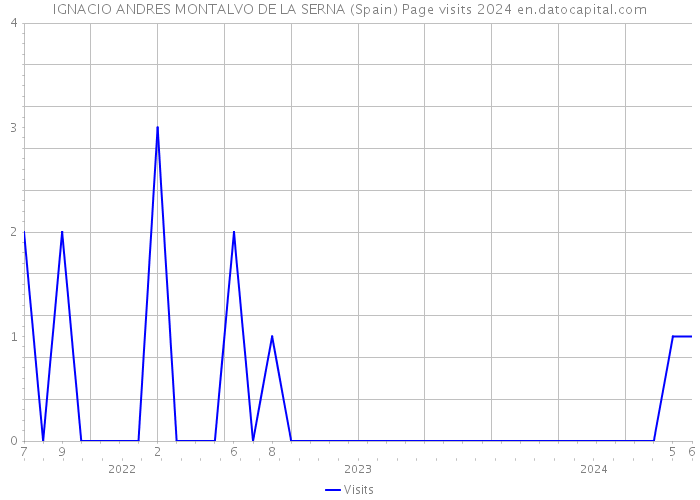 IGNACIO ANDRES MONTALVO DE LA SERNA (Spain) Page visits 2024 