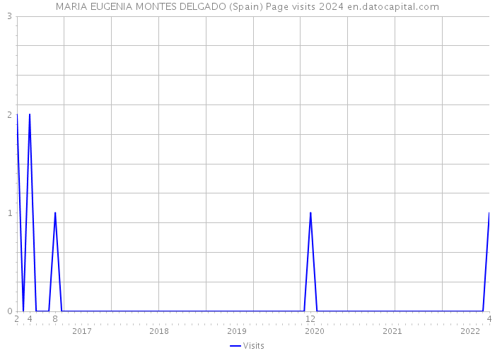 MARIA EUGENIA MONTES DELGADO (Spain) Page visits 2024 