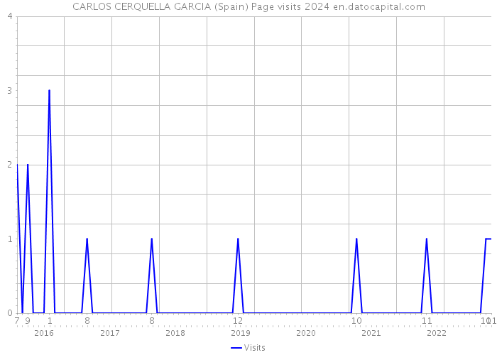 CARLOS CERQUELLA GARCIA (Spain) Page visits 2024 