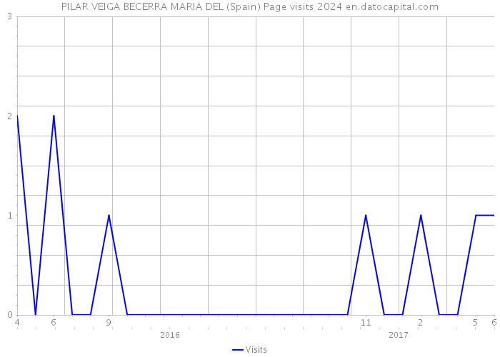 PILAR VEIGA BECERRA MARIA DEL (Spain) Page visits 2024 