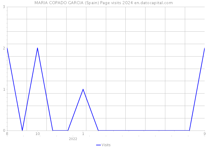 MARIA COPADO GARCIA (Spain) Page visits 2024 