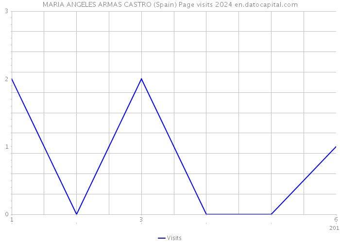 MARIA ANGELES ARMAS CASTRO (Spain) Page visits 2024 