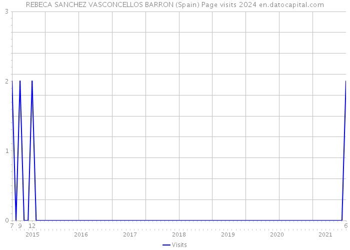 REBECA SANCHEZ VASCONCELLOS BARRON (Spain) Page visits 2024 