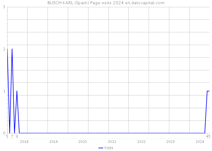 BUSCH KARL (Spain) Page visits 2024 