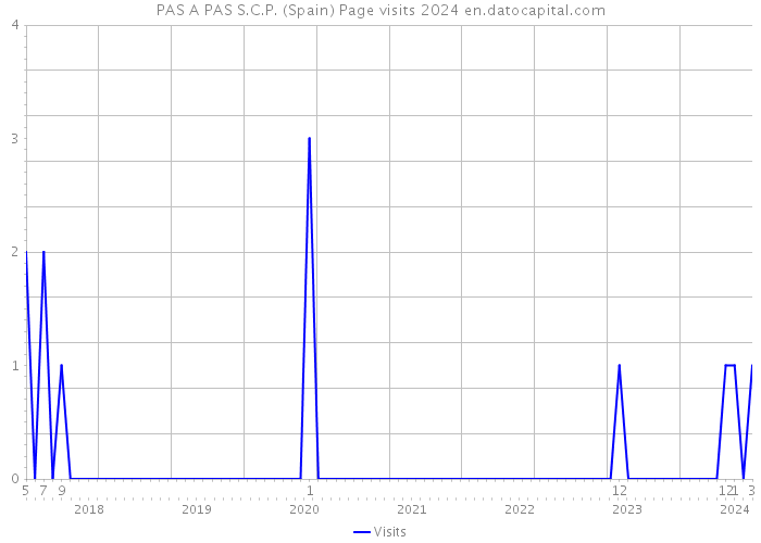 PAS A PAS S.C.P. (Spain) Page visits 2024 