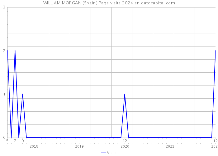 WILLIAM MORGAN (Spain) Page visits 2024 