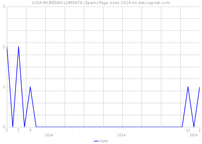 LIVIA MURESAN LUMINITA (Spain) Page visits 2024 