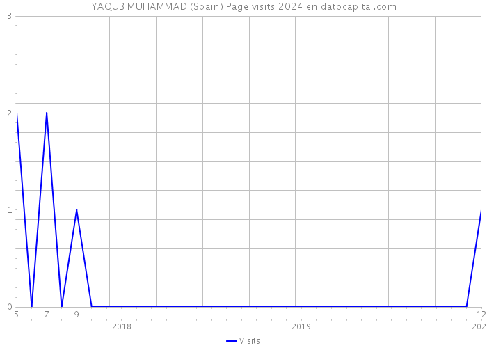 YAQUB MUHAMMAD (Spain) Page visits 2024 