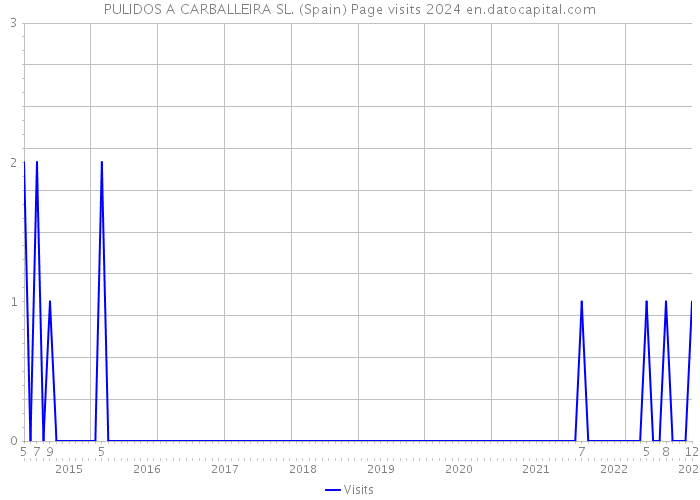 PULIDOS A CARBALLEIRA SL. (Spain) Page visits 2024 