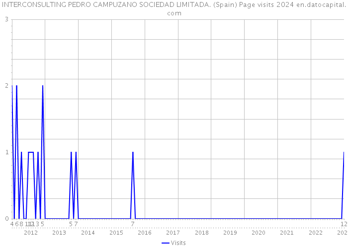 INTERCONSULTING PEDRO CAMPUZANO SOCIEDAD LIMITADA. (Spain) Page visits 2024 
