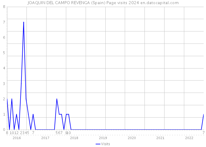 JOAQUIN DEL CAMPO REVENGA (Spain) Page visits 2024 