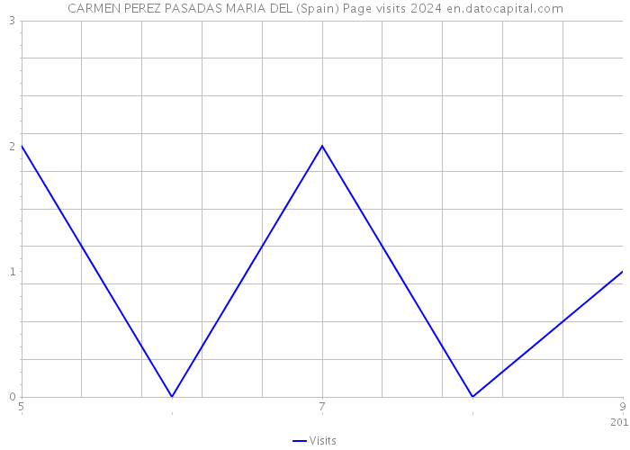 CARMEN PEREZ PASADAS MARIA DEL (Spain) Page visits 2024 