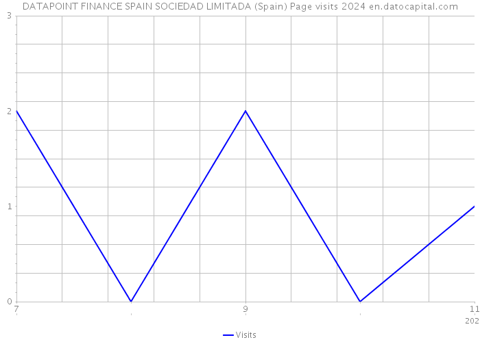 DATAPOINT FINANCE SPAIN SOCIEDAD LIMITADA (Spain) Page visits 2024 