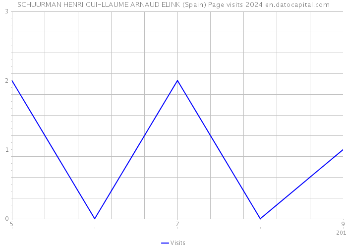 SCHUURMAN HENRI GUI-LLAUME ARNAUD ELINK (Spain) Page visits 2024 