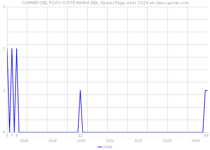 CARMEN DEL POZO YUSTE MARIA DEL (Spain) Page visits 2024 