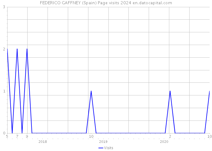 FEDERICO GAFFNEY (Spain) Page visits 2024 