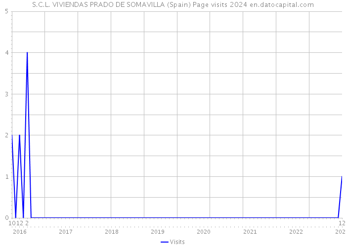 S.C.L. VIVIENDAS PRADO DE SOMAVILLA (Spain) Page visits 2024 