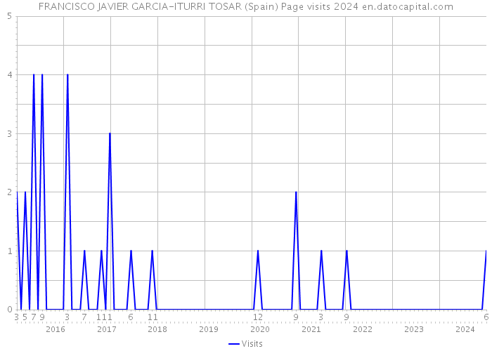 FRANCISCO JAVIER GARCIA-ITURRI TOSAR (Spain) Page visits 2024 