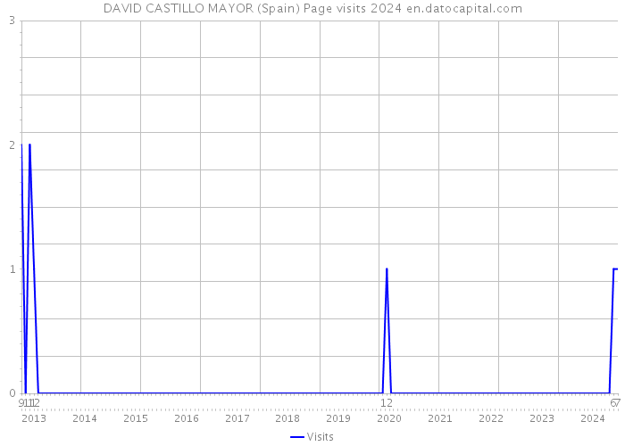 DAVID CASTILLO MAYOR (Spain) Page visits 2024 