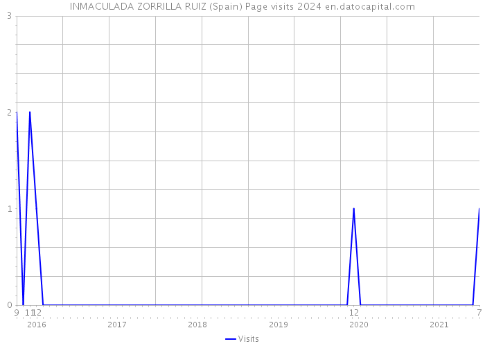 INMACULADA ZORRILLA RUIZ (Spain) Page visits 2024 