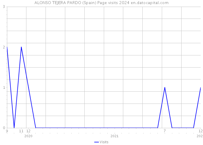 ALONSO TEJERA PARDO (Spain) Page visits 2024 
