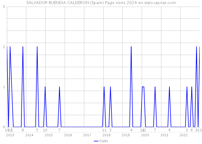 SALVADOR BUENDIA CALDERON (Spain) Page visits 2024 