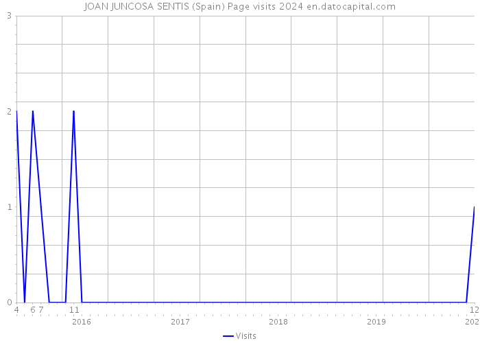 JOAN JUNCOSA SENTIS (Spain) Page visits 2024 